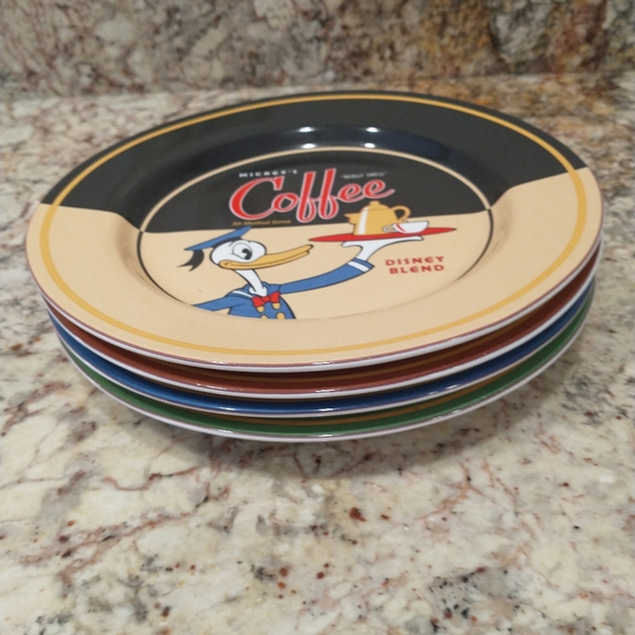 4 Mickey’s Coffee Disney Blend Really Swell Plates All-Method Grind Mouse Plates - Picture 10 of 15